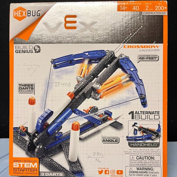 HEXBUG VEX Robotic Playset NIB Crossbow Launcher 2019 - Compatible w/ VEX IQ - Picture 1 of 8